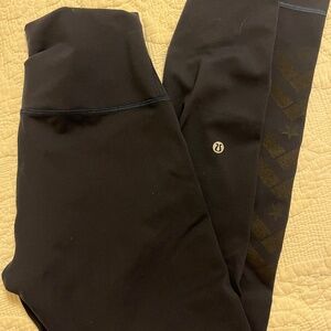 Lululemon Leggings Size 6 - Dark Blue
